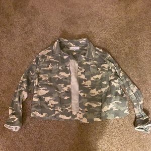 Camo Cropped Jacket